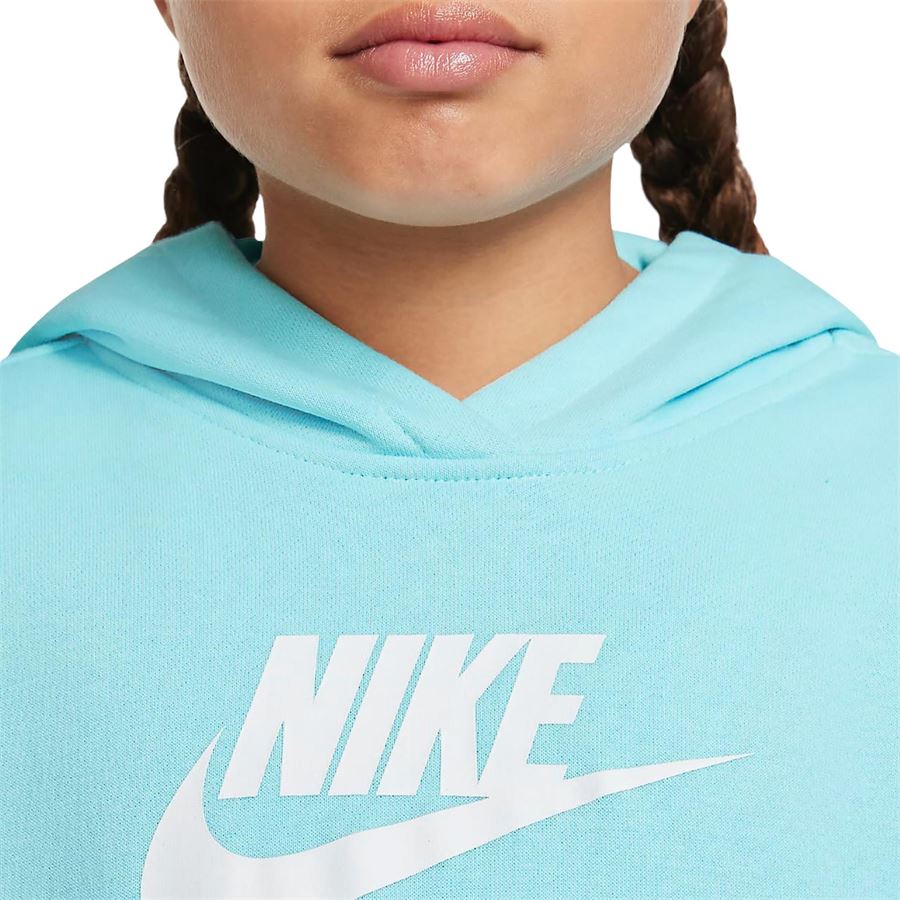 G NSW CLUB FT CROP HOODIE FELPA CAPP. GIRL Nike | DC7210482